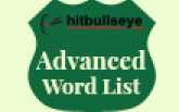 Advanced Word List – 1