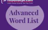 Advanced Word List – 22