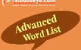 Advanced Word List – 6