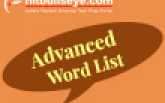 Advanced Word List – 10