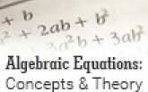 Algebraic Equations: Concepts & Theory 