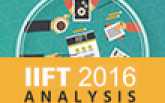 All about IIFT 2016 Analysis