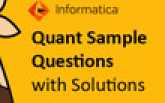 Sample Aptitude Questions of Informatica