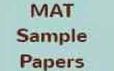 MAT Sample Papers 2022