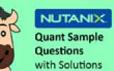 Sample Aptitude Questions of Nutanix