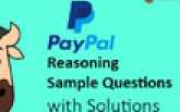 Paypal Reasoning Questions