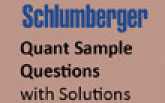Sample Aptitude Questions of Schlumberger